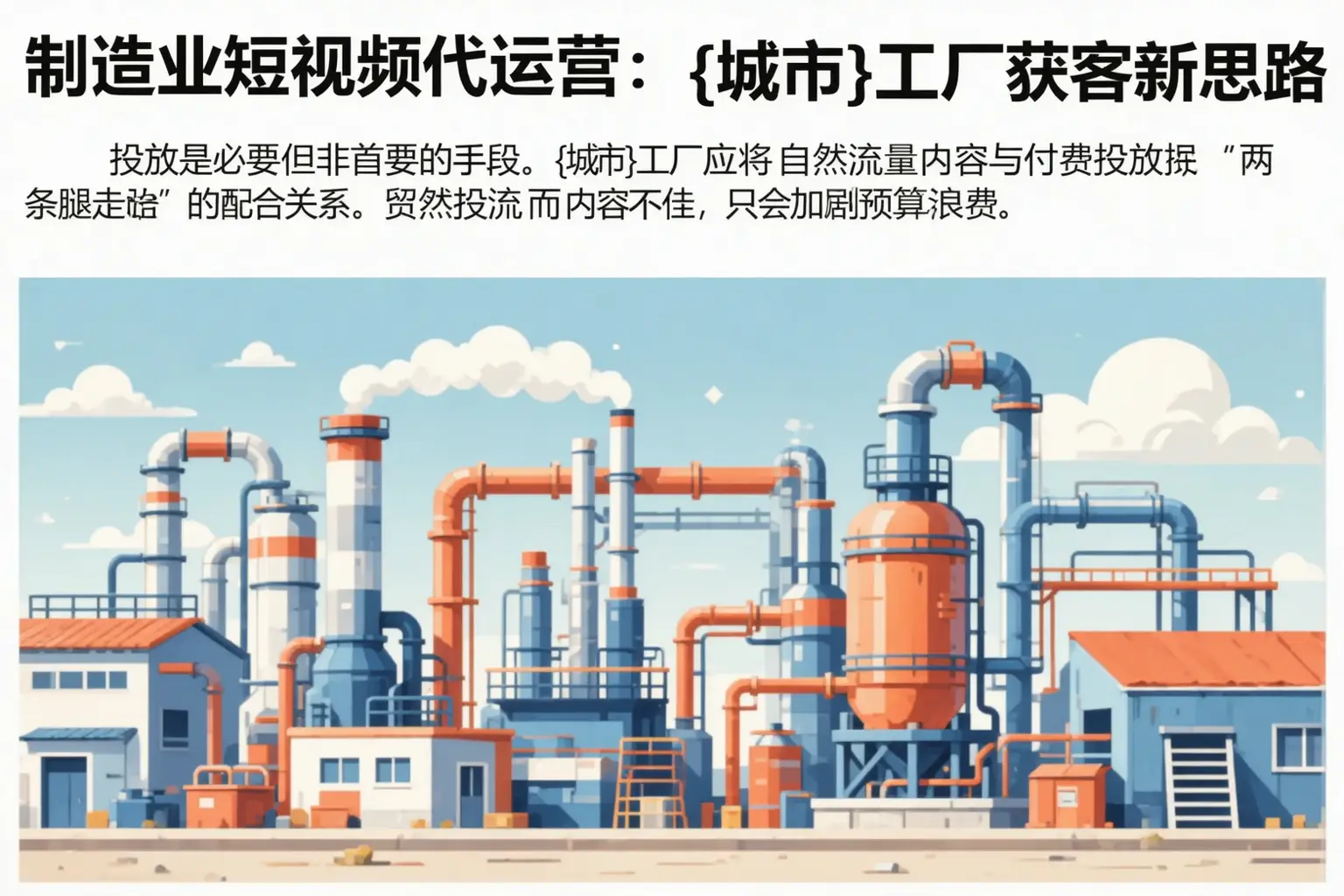 制造业短视频代运营:德庆工厂获客新思路